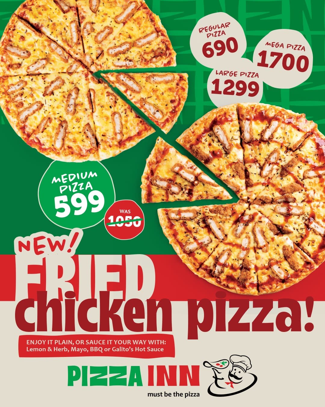 LIMITED TIME promotion 2 — Pizza Inn Safari Centre Naivasha