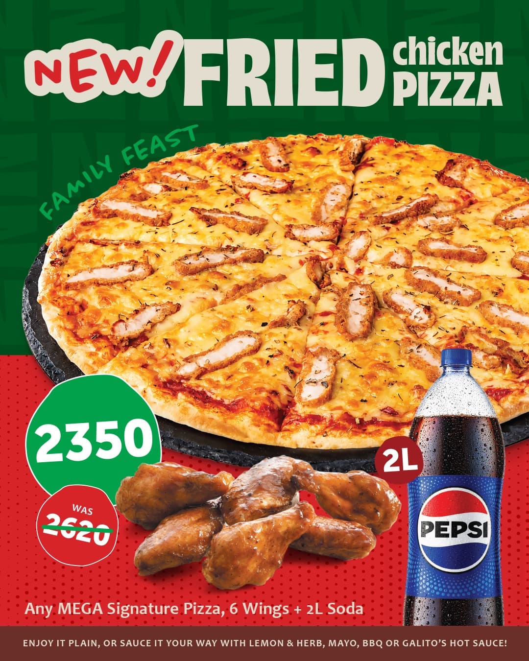 LIMITED TIME promotion 3 — Pizza Inn Safari Centre Naivasha