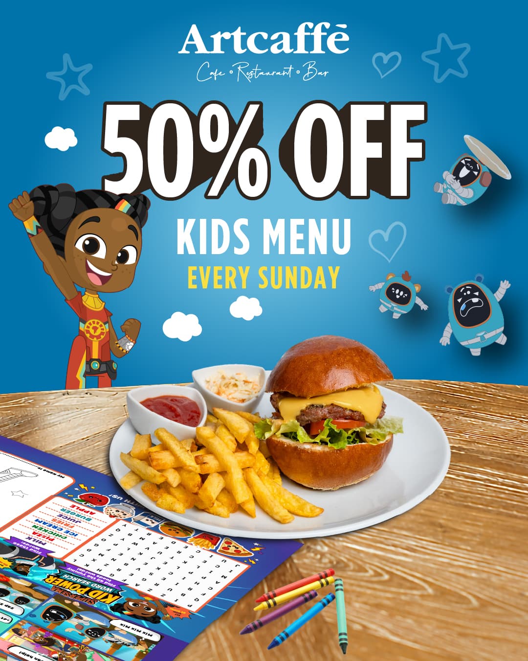 SEASONAL MENU promotion 9 — Artcaffé & Artcaffé Market Safari Centre Naivasha