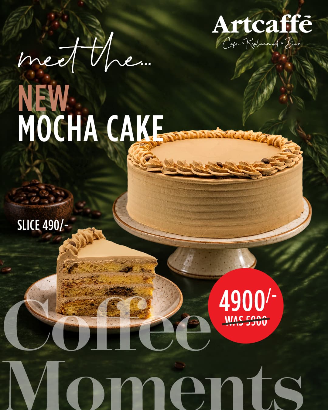 CAKE OF THE MONTH promotion 1 — Artcaffé & Artcaffé Market Safari Centre Naivasha