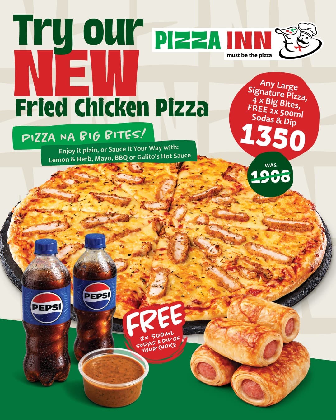 LIMITED TIME promotion 4 — Pizza Inn Safari Centre Naivasha